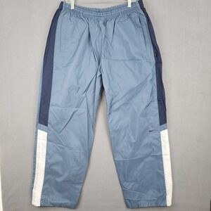 Nike Track Pants Mens XXL Blue Vintage Y2K Streetwear Windbreaker Nylon Joggers